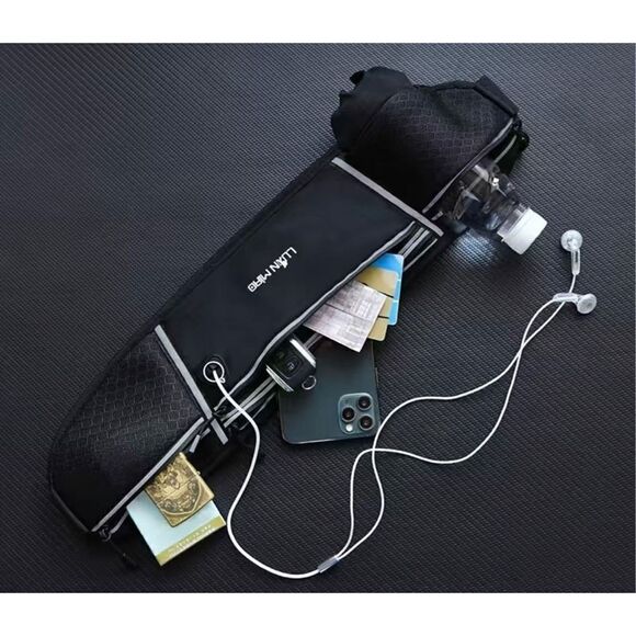 Unisex Sports Waist Bag, Mobile Phone Bag, Multi-functional Elastic Belt… - Picture 3 of 6